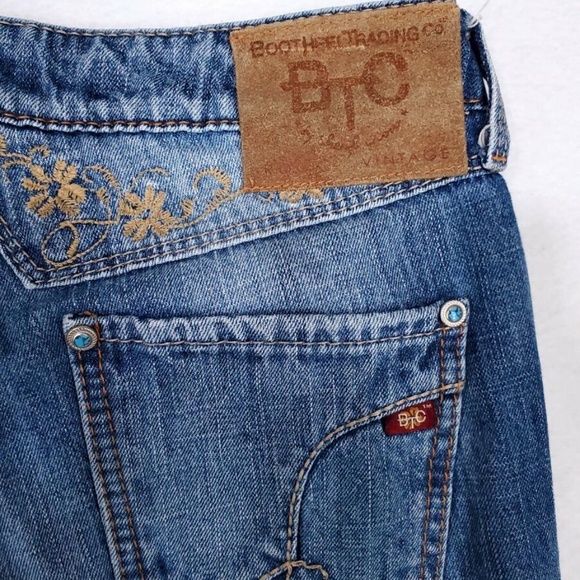 BTC BootHeel Trading Co. Georgia Bootcut Jeans Size 31/34 Heavy Denim - Picture 2 of 3